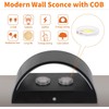 Lightess Modern Wall Sconces Indoor Wall Lamp Dimmable LED Up