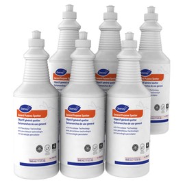 Diversey 904192 General Purpose Spotter with Percolator Technology - Works on Tough Old Carpet Stains - Fresh Floral Scent, Ready-to-Use Squeeze Bottle, 32-Ounce (Pack of 6)