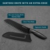 Home Hero 2 Pcs Santoku Knife with Sheath - High