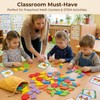 LovesTown 209 PCS Shapes Wooden Pattern Blocks for Kids, Geometric