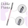 Pluma Inductora Punta Doble Microblading Manual Para Cejas Color Al