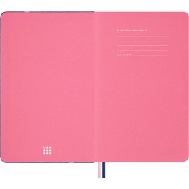 Moleskine Agenda 2025-2026 Sakura, 18-Month Weekly Planner, Hard Cover and Elastic Closure, Planner with Greeting Card and Themed Stickers, Large Size 13 x 21 cm