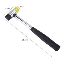 Soft Hammer Dent Hammer Double Head Rubber Hammer for Guitar