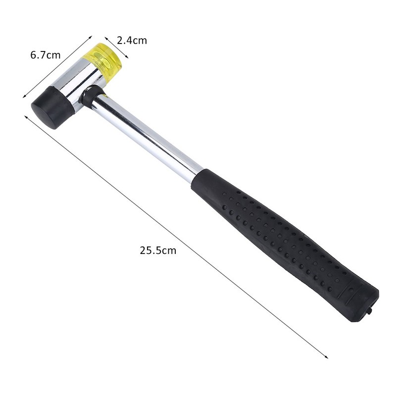 Soft Hammer Dent Hammer Double Head Rubber Hammer for Guitar