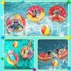 LATERN 5Pcs Donut Inflatable Pool Floats, 4Pcs 75CM Doughnut Swimming
