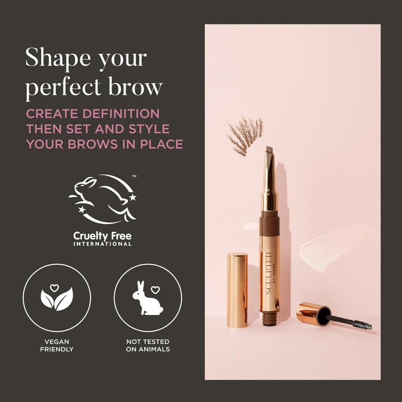 Shape & Set Medium Brown Brow Duo from Sculpted by