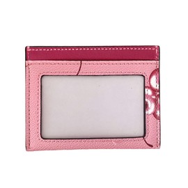 Youbus Slim Card Case for Women Leather Credit Card Holder With Cherry Print (Red)