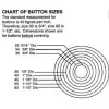 CS Osborne 25 ct 5/8" Brass Screw Stud for Snap