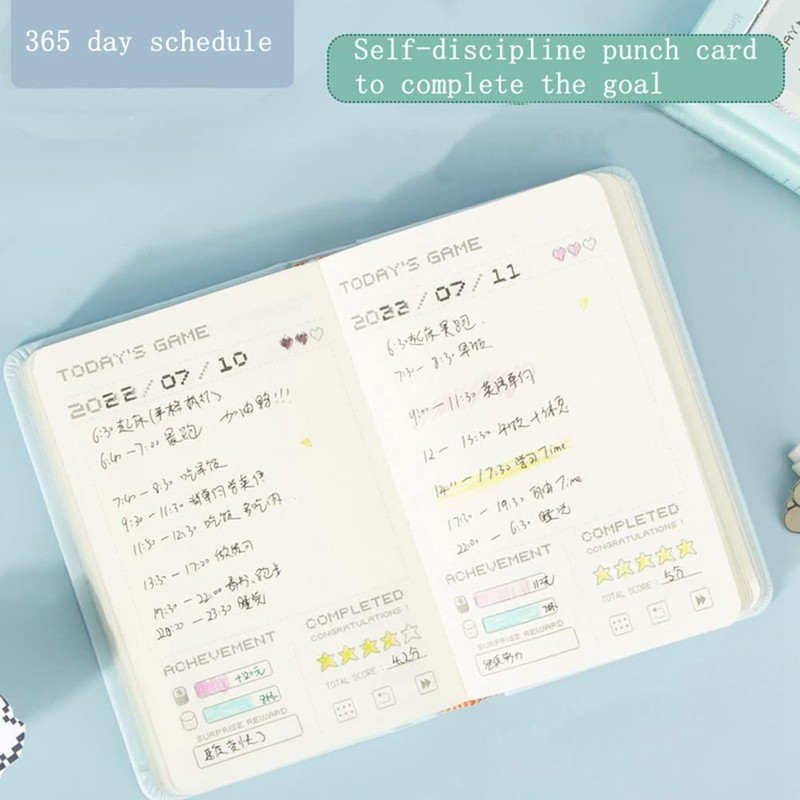 365 Days A6 Undated Daily Planner mini Cute Diary Appointment