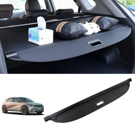 Tesmirror for Hyundai Ioniq 5 Cargo Cover Trunk Cover Retractable Cargo Cover for Hyundai Ioniq 5 2026 2025 Accessories 2022 2023 2024 Trunk Security Shade Luggage Security Shield Shade