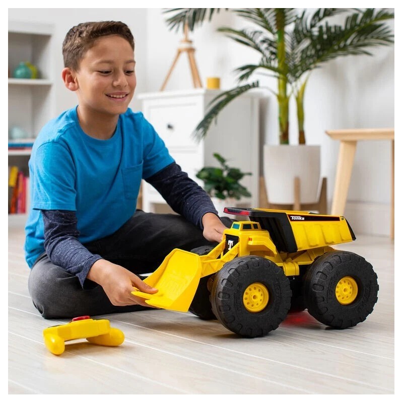 Tonka RC Mighty Monster Steel Dump & Plow Truck
