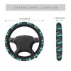 Sisrow Turquoise Mermaid Car Steering Wheel Cover - Universal 15