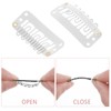 Prasacco Pack of 40 Hair Extensions Clips, Wig Clips, Hair