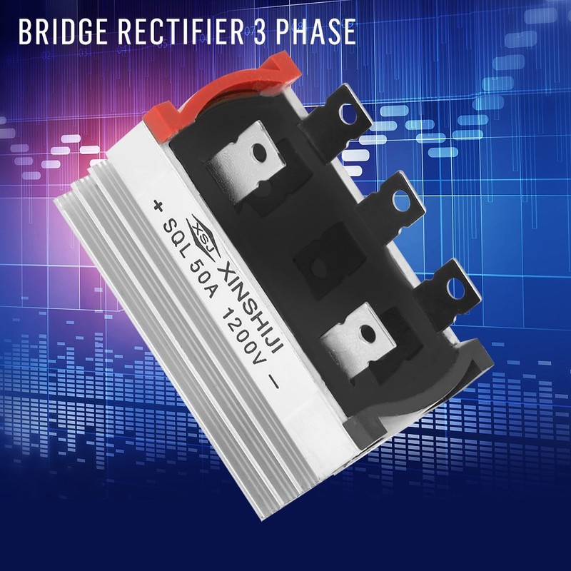 Hilitand 3 Phase Diode Bridge, Bridge Rectifier 2pcs 50A 1200V