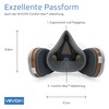 VEVOX VEVOX? Atemschutzmaske C A1P2 Filter C Schutz gegen Feinstaub,