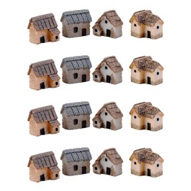iplusmile 16pcs Miniature Fairy Garden miniature terrarium decoraciones para salas de casa small house building kit box garden miniature house