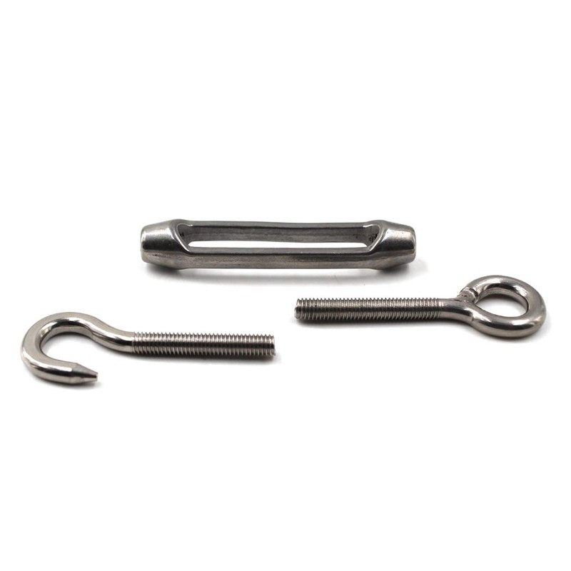 M4 304 Stainless Steel Hook & Eye Heavy Duty Turnbuckle