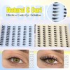 Bottom Lash Clusters Natural Eyelash Extensions Short Individual Lashes Wispy