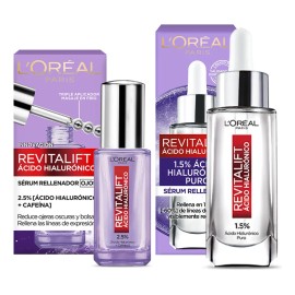 Kit L'oréal Paris Sérum Ojos Rellenador Ácido Hialurónico