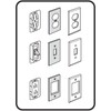 M-D Building Products 3434 M-D 0 Closed-Cell Insulating Wall Plate