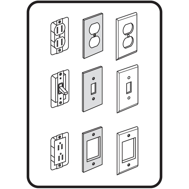 M-D Building Products 3434 M-D 0 Closed-Cell Insulating Wall Plate