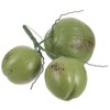 Holibanna 1 Bunch Artificial Coconut Jungle Decorations Fake Coconuts Decoration