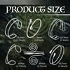 Tressora Boho Coil Arm Cuff Set - Adjustable Minimalist Bangles