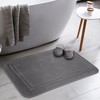 PAGGED Grey Bathroom Rug Set of 2 Memory Foam Bath