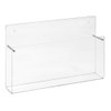A5 Wall Brochure Holder Landscape Format Acrylic Glass