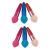 FOMIYES 6pcs Water Droplet Shaped Makeup Sponge for Foundation Application