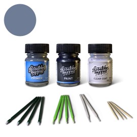 ScratchesHappen Exact-Match Touch Up Paint Kit - Harbor Gray Metallic (1K4) for Toyota - Preferred (Paint + Clear Coat + Primer)