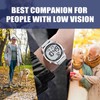 Hearkent Senior Talking Wrist Watch Large Number Easy to See