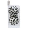 Houndstooth Christmas Ornaments (12 Pack)! Classic Black and White Check