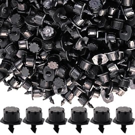 Gxxmei 200PCS Adjustable Irrigation Drippers Sprinklers 1/4 Inch Emitter