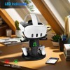 TechKen Charging Dock for Meta Oculus Quest 3/Quest 2/Quest Pro