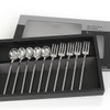 Golden Bell Square Min Teaspoon/Tea Fork 10P Set / 골든벨
