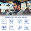 Unbranded 4K Dual Lens Car DVR Camera Dash Cam Front/Rear/Ins