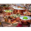 APS MUMBAI 40737 Serving Bowl, Stainless Steel, Copper Look, Diameter