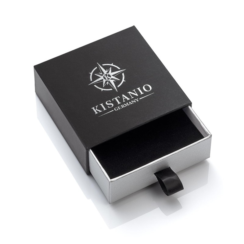 Kistanio Women's Necklace with Cross Pendant Double Cross, silver, Classic