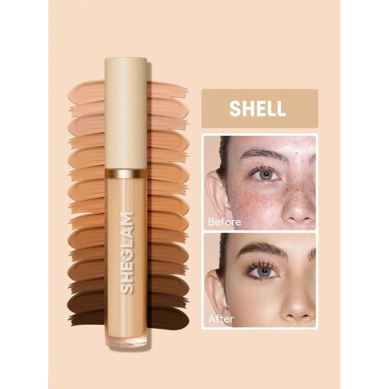 Sheglam Corrector Cobertura Completa Efecto Mate 12 Hrs Tono Shell