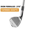 [Set of 10] Golf Sleeve Socket and Wood Ferrule Replacement