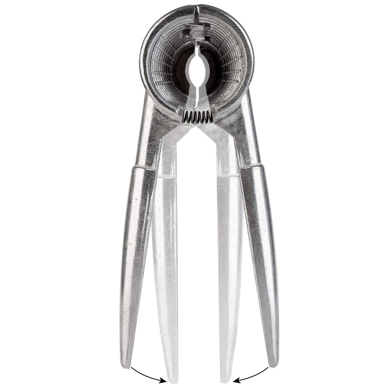 KADAX Nutcracker for Walnuts, Hazelnuts, Almonds, Pistachios, Metal Nut Tongs,