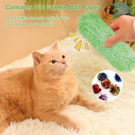 3 Pcs Interactive Cat Toys Cat Pillows, Soft and Durable Crinkle Sound Catnip Toys, Cat Toys for Indoor Cats Funny Kitten Toys Cat Exercise
