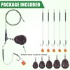 Carp Fishing Rigs Kit Carp Hair rig with Carp Sinker
