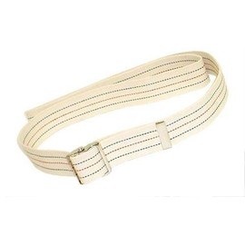 Gait Belt w/Metal Buckle 2x72 Striped by Complete Medical Supplies