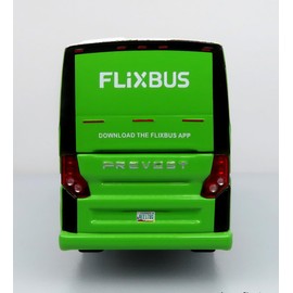 Iconic Replicas Prevost H345 Bus in The FlixBus Livery (Parent Company of Greyhound)-1/87 Scale-HO Scale Dimensions 5" Long, 1" Wide & 1" Tall New in The Box Well Detailed Both Inside and Out Rare!