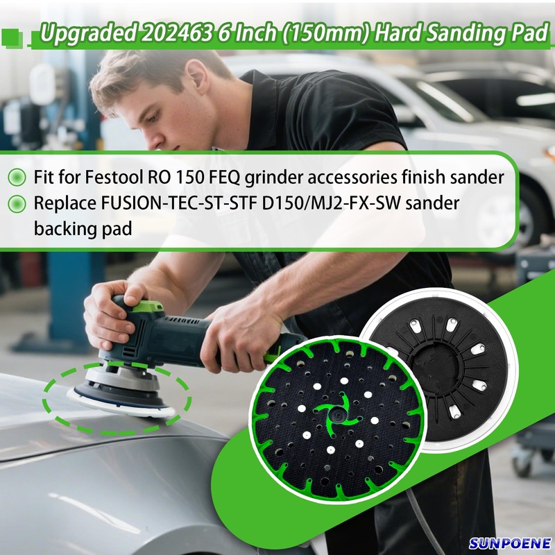 Upgraded for Festool 202463 RO 150 FEQ 6 Inch (150mm)