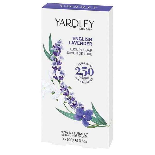 Yardley English Lavender Luxury Soap 3 x 100 g