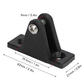 Pack of 2 Bimini Top Deck Hinge Marine Boat Deck Hinge Mounting Nylon Bimini Top Mounting Awning Hardware for Safe Boat Trips at Sea