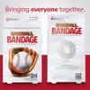 BioSwiss Bandages, Baseball Shaped Self Adhesive Bandage, Latex Free Sterile